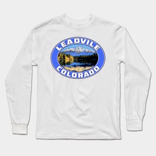 Leadville Colorado Skiing Mountains Ski Long Sleeve T-Shirt